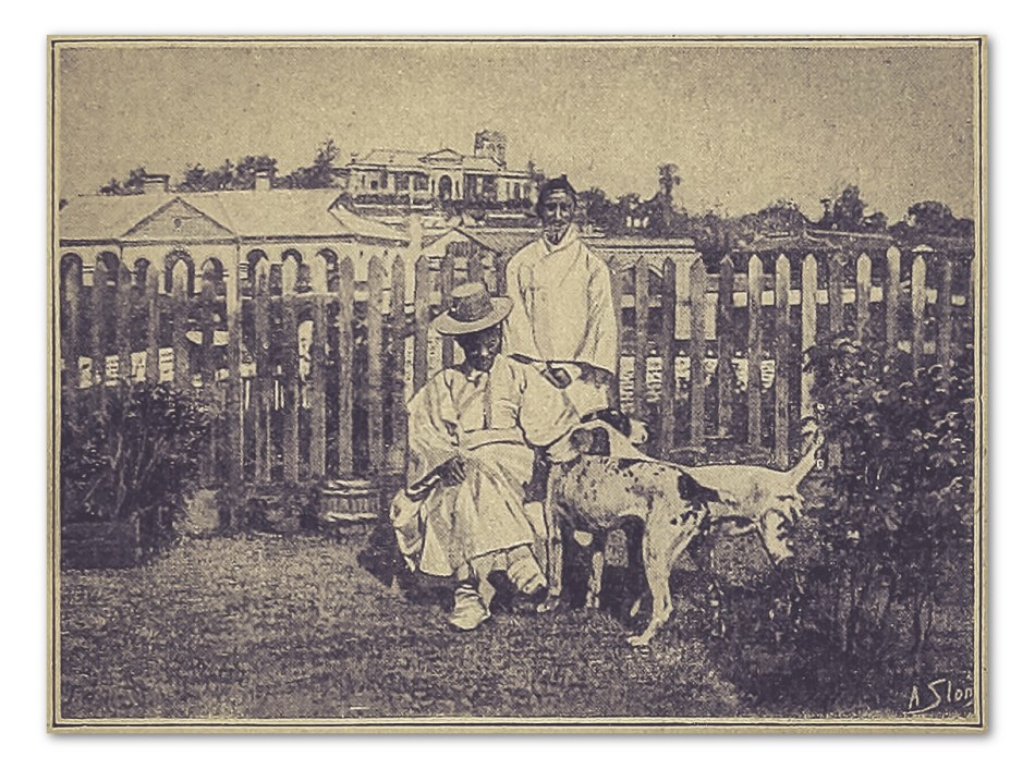 View of Russian legation and unidentified building - La Coree 1898 - p173-2